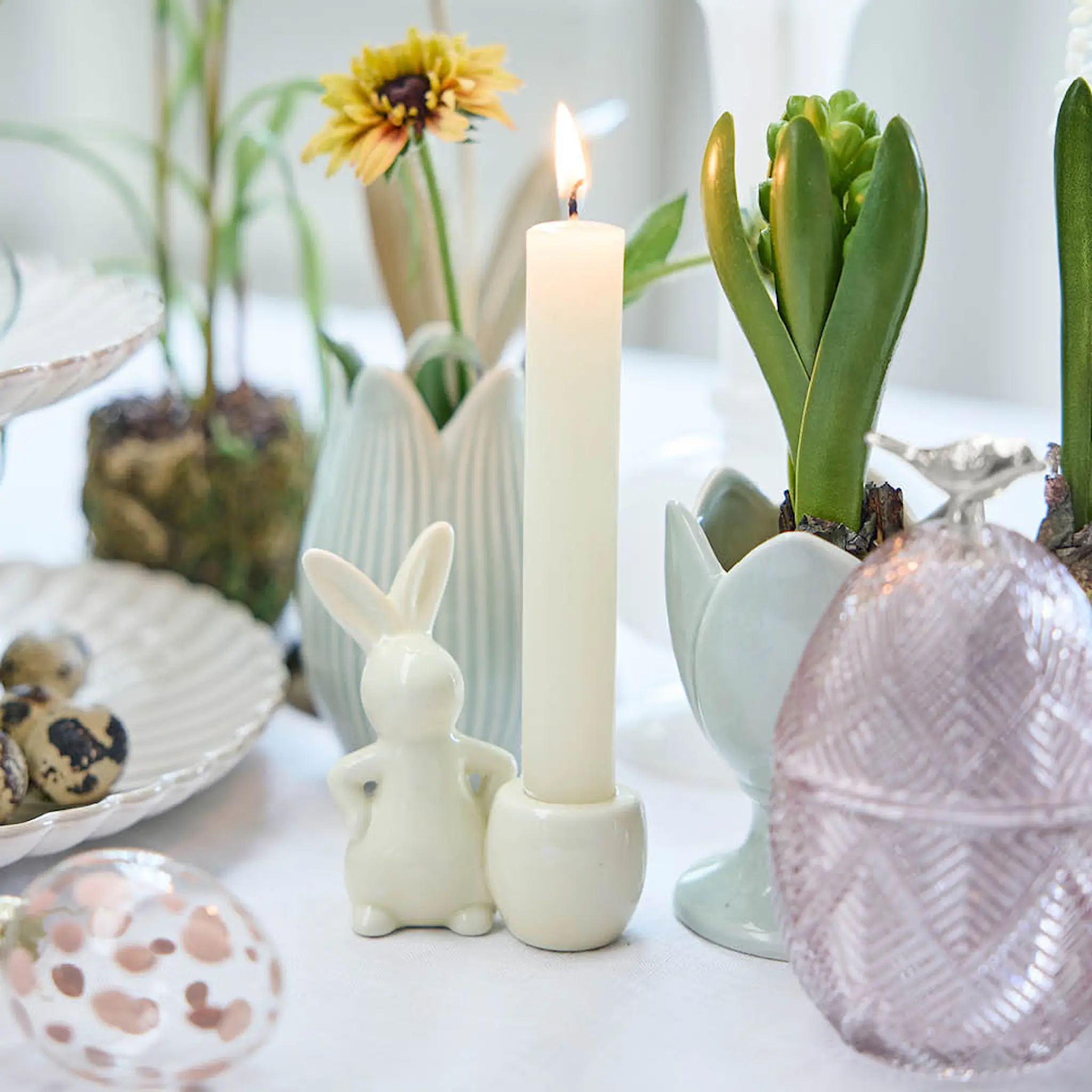 Lene Bjerre Esilia Bonbonniere pääsiäismuna 15,5 cm Dusty Rose