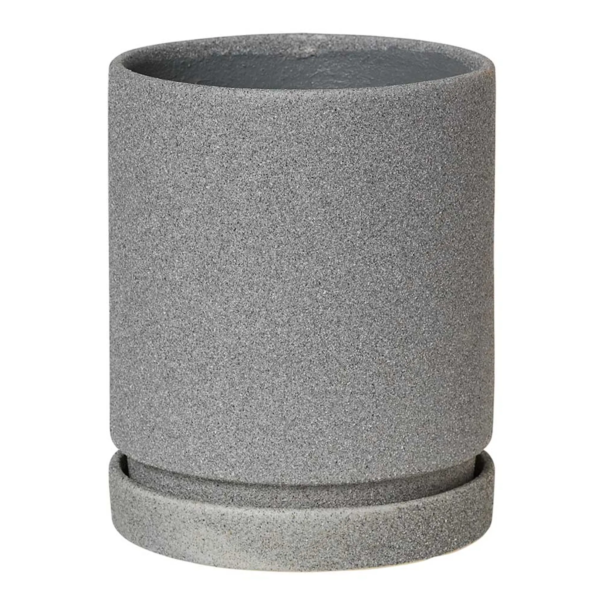 Broste Copenhagen Polaris Kruka med Fat 14x17 cm Blågrå