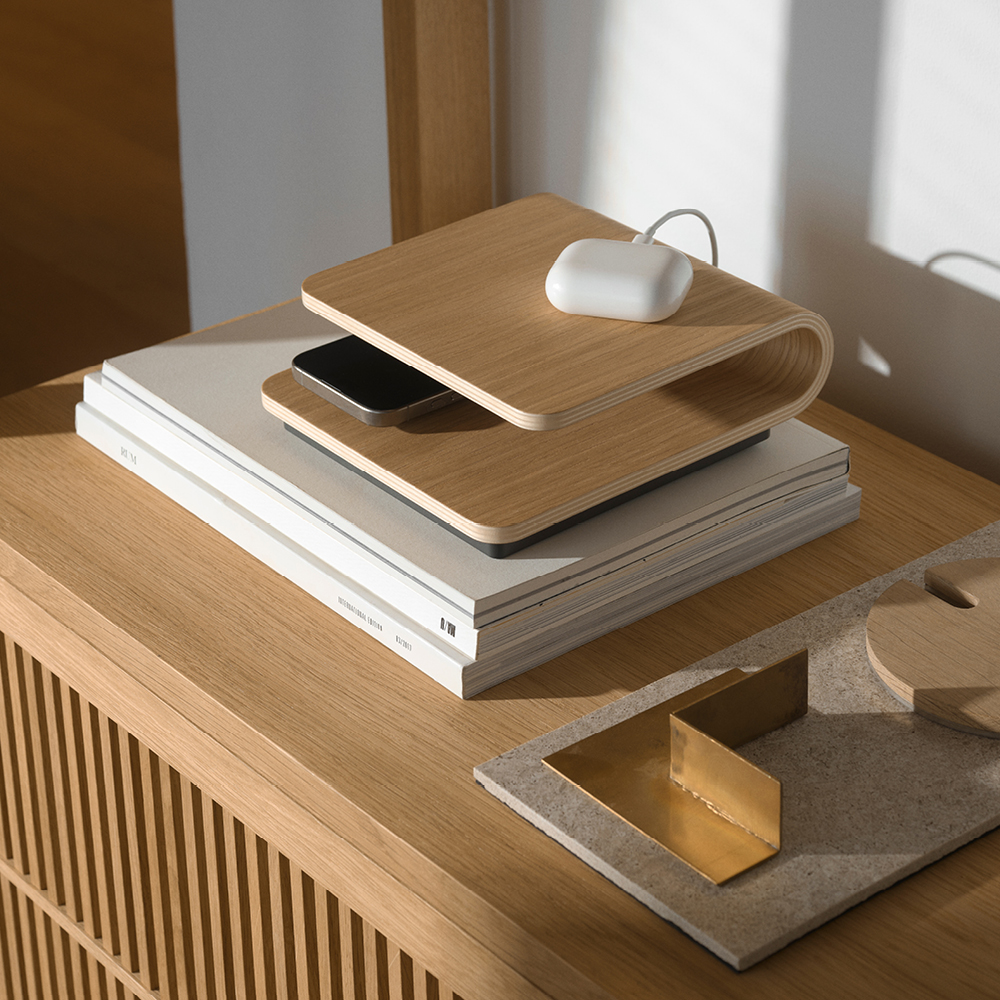 Stelton Ro trådlös laddare 65W ek