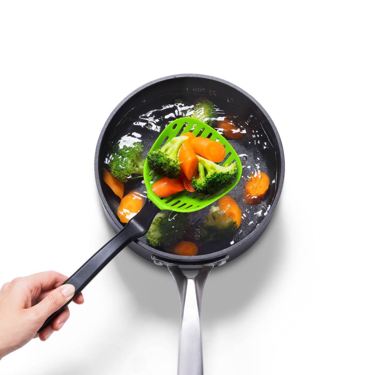 Dreamfarm Reikäkauha 28,8 cm Vihreä