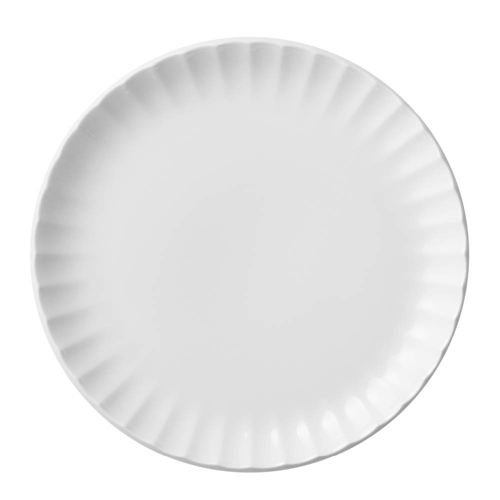 Georg Jensen - Bernadotte coupe Lautanen 19,5 cm Valkoinen