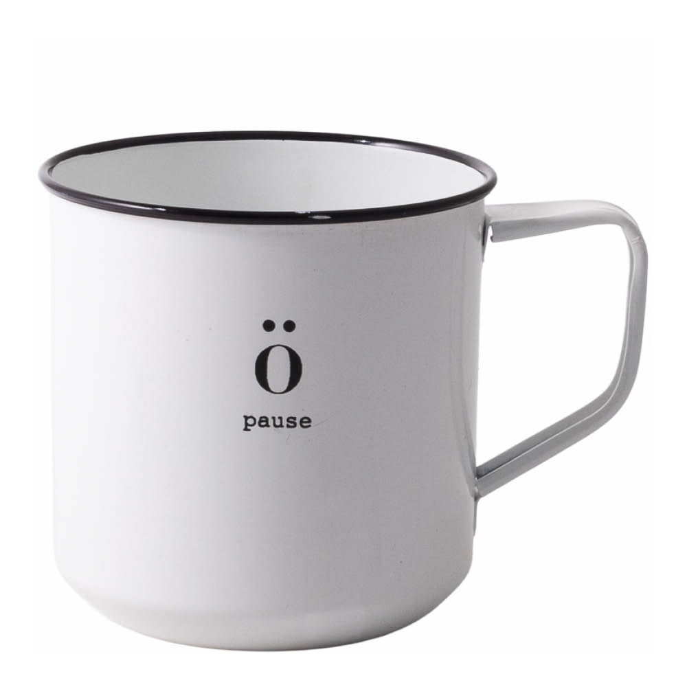 Sögne Home Emaljmugg 35 cl Pause