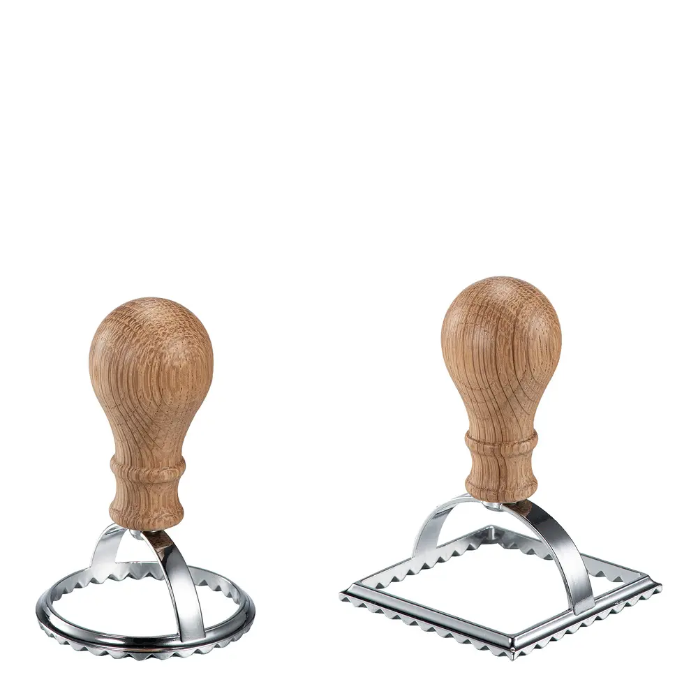Pasta La Vista ravioli stempelsett 2 deler natur/blank