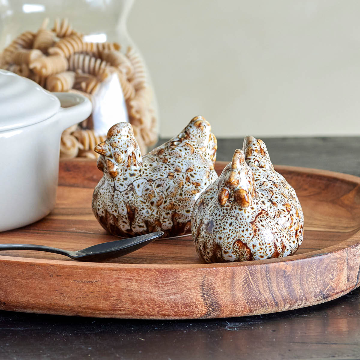 Bloomingville Salt- och pepparset Chicky 2 cl 2-pack vit