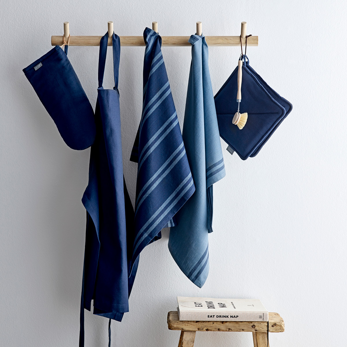 Södahl Soft Tools kjøkkenhåndkle 50x70 cm 2 stk soft indigo