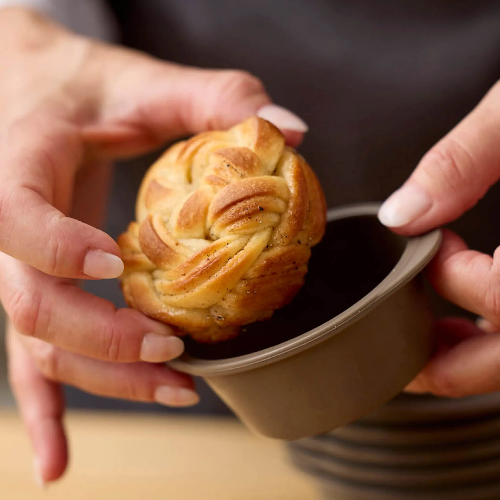 Blomsterberg Muffinsform for 6 muffins silikon latte