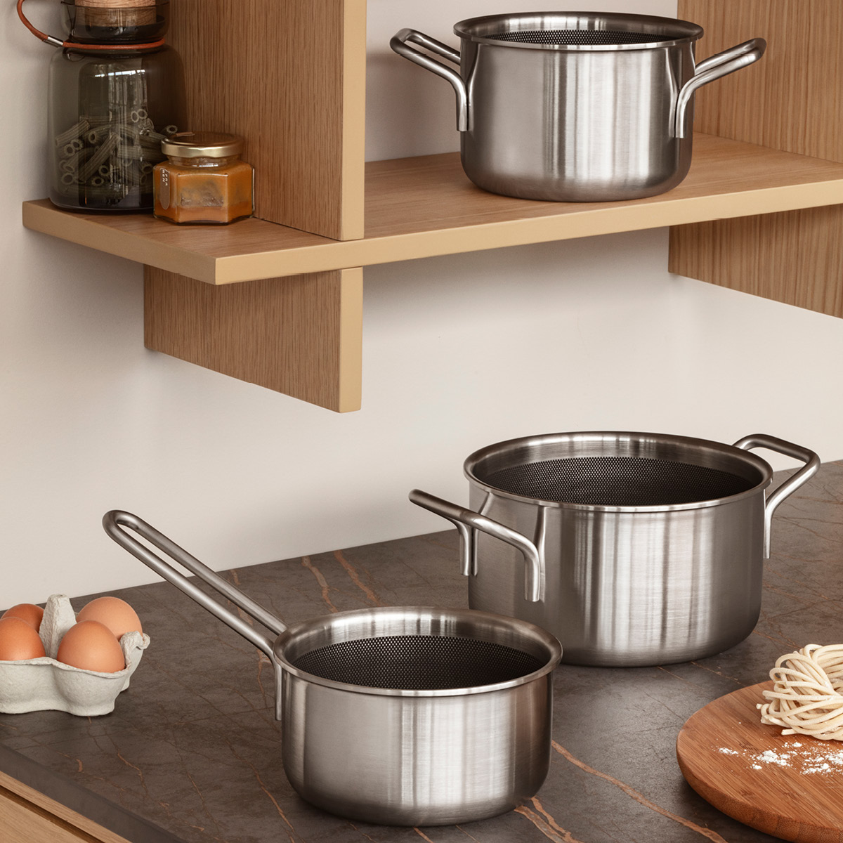 Eva Trio Multi Mosaic gryte 2,2L 16 cm keramisk