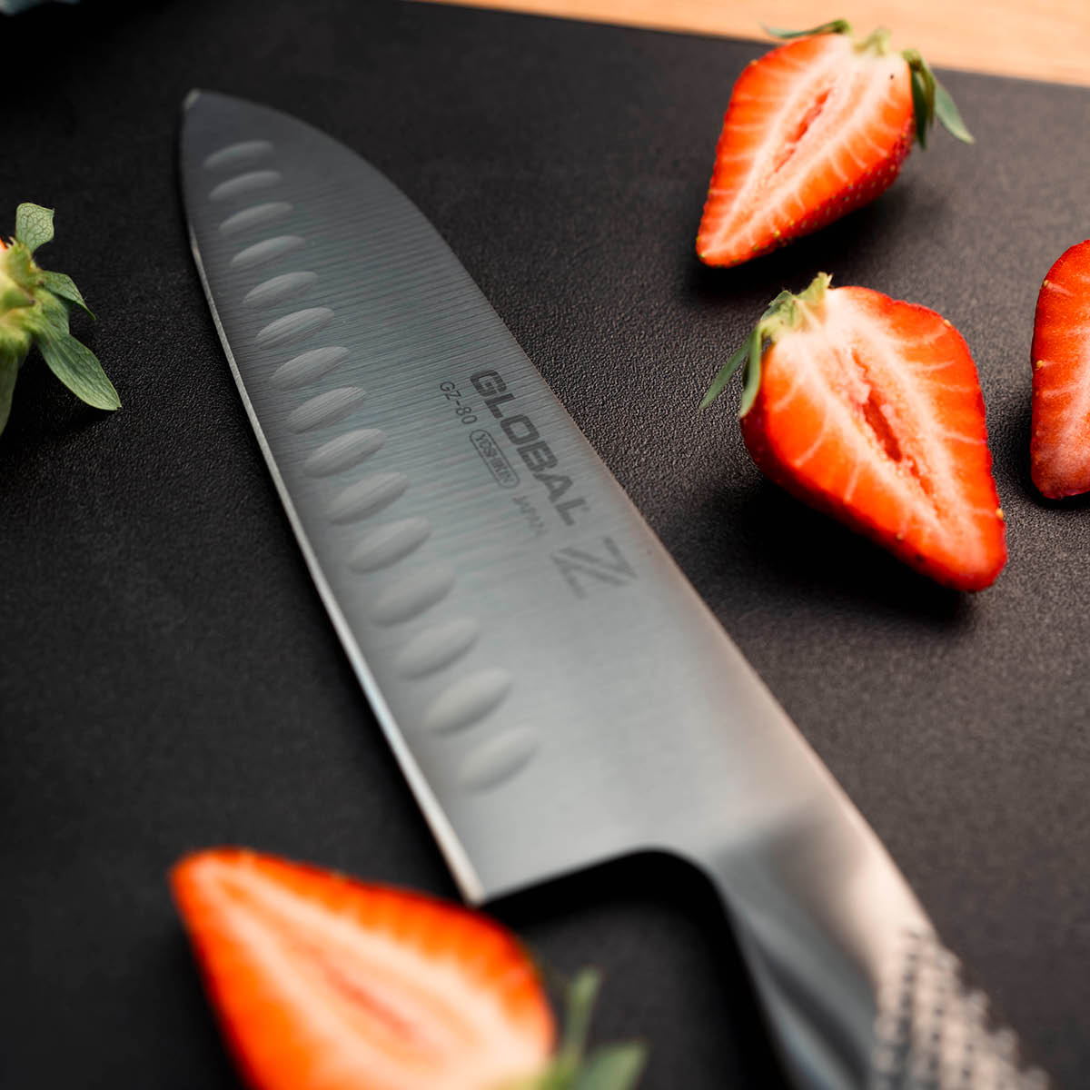 Global Global Z GZ-80 santokukniv 18 cm olivslipad