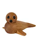 Baby Seal träfigur 6 cm