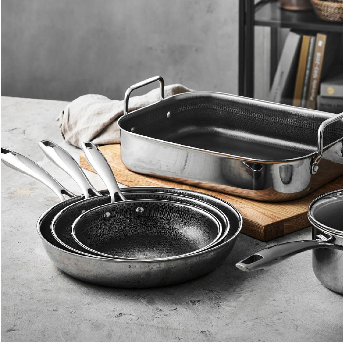 Pillivuyt Gourmet Paillon Hybrid stekepanne 24 cm keramisk
