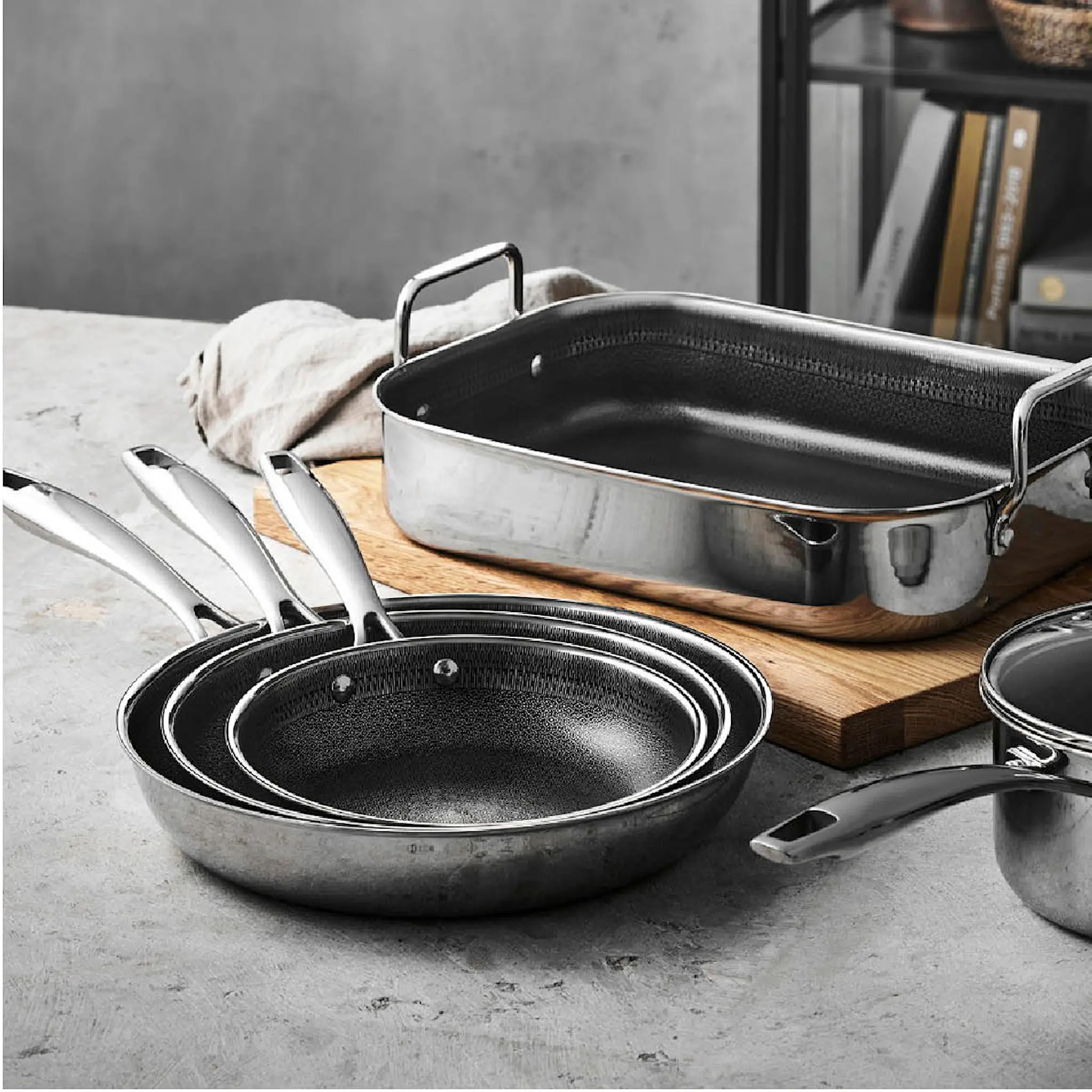Pillivuyt Gourmet Paillon Hybrid stekepanne 24 cm keramisk