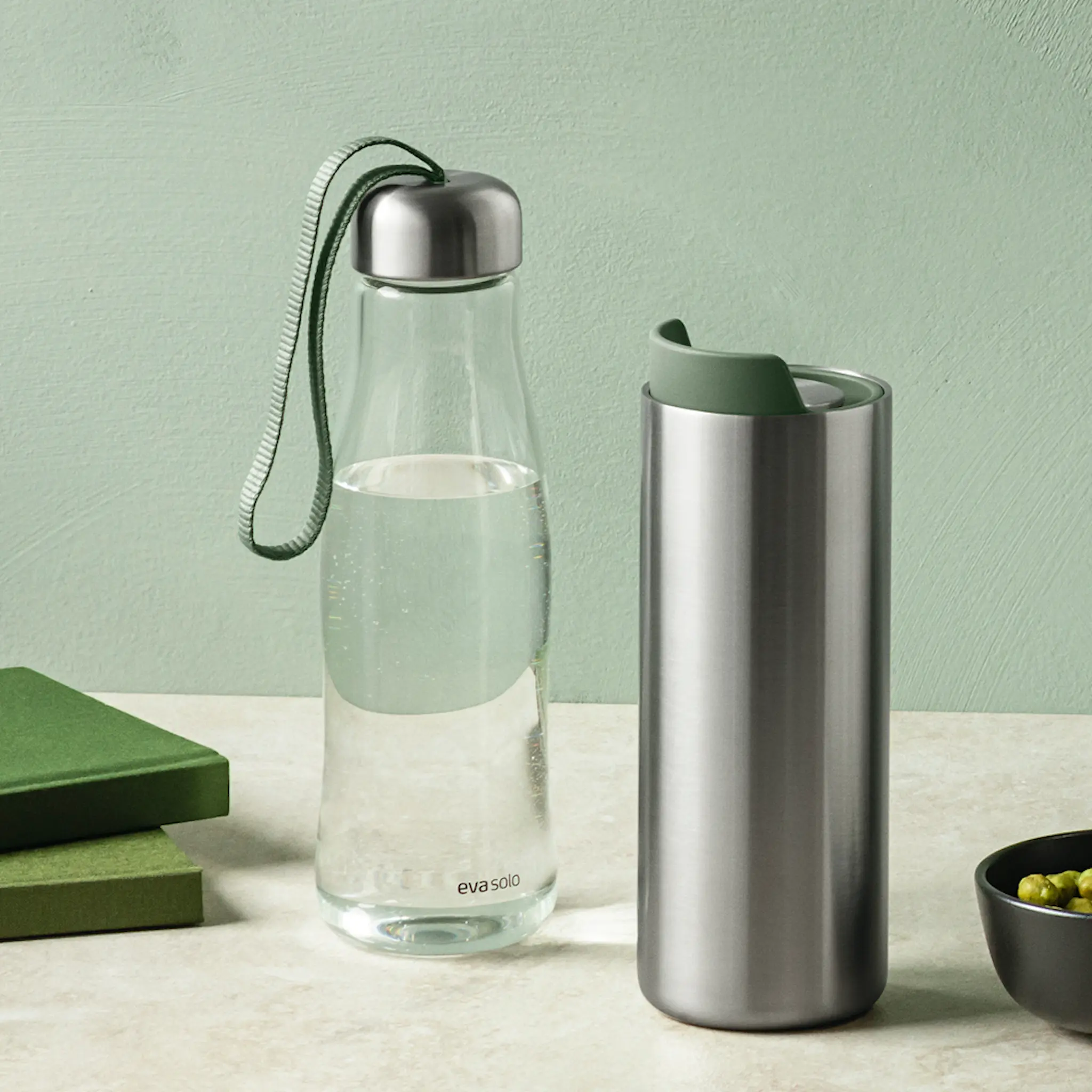 Eva Solo To Go Dricksflaska glas 0,5 L Cactus Green