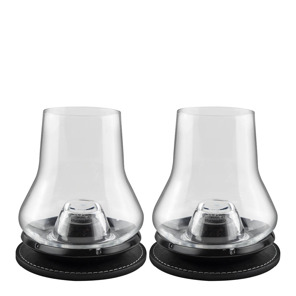 Peugeot Atmosphére whisky provningsset 4 delar svart/klar