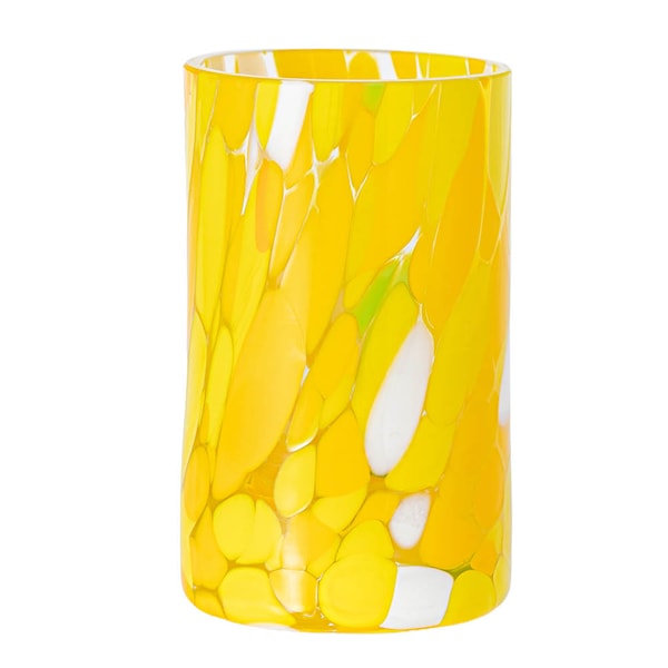 Swirl shotglas 5 cl gul