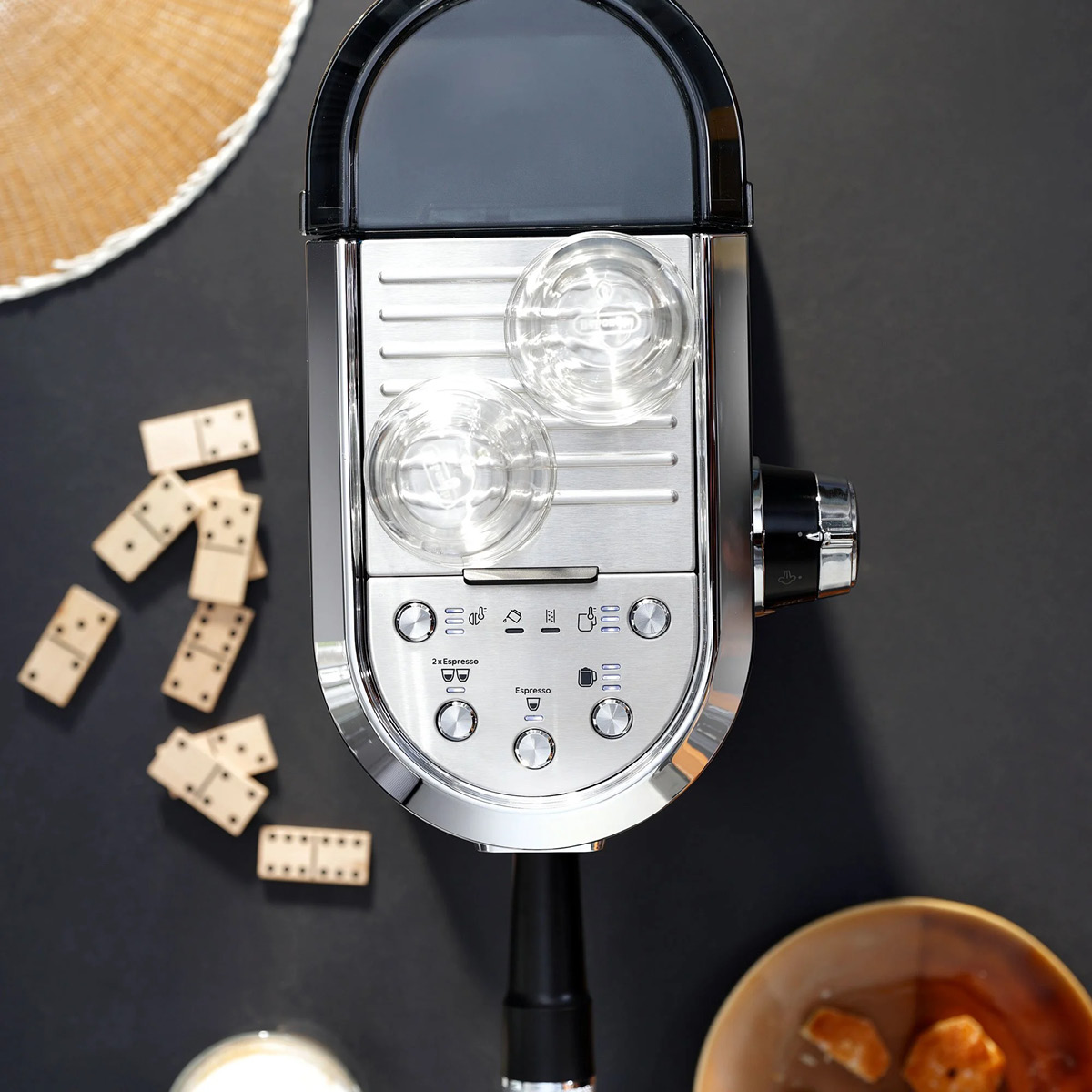 De'Longhi Decica Maestro Plus Espressomaskin EC950.M Stål