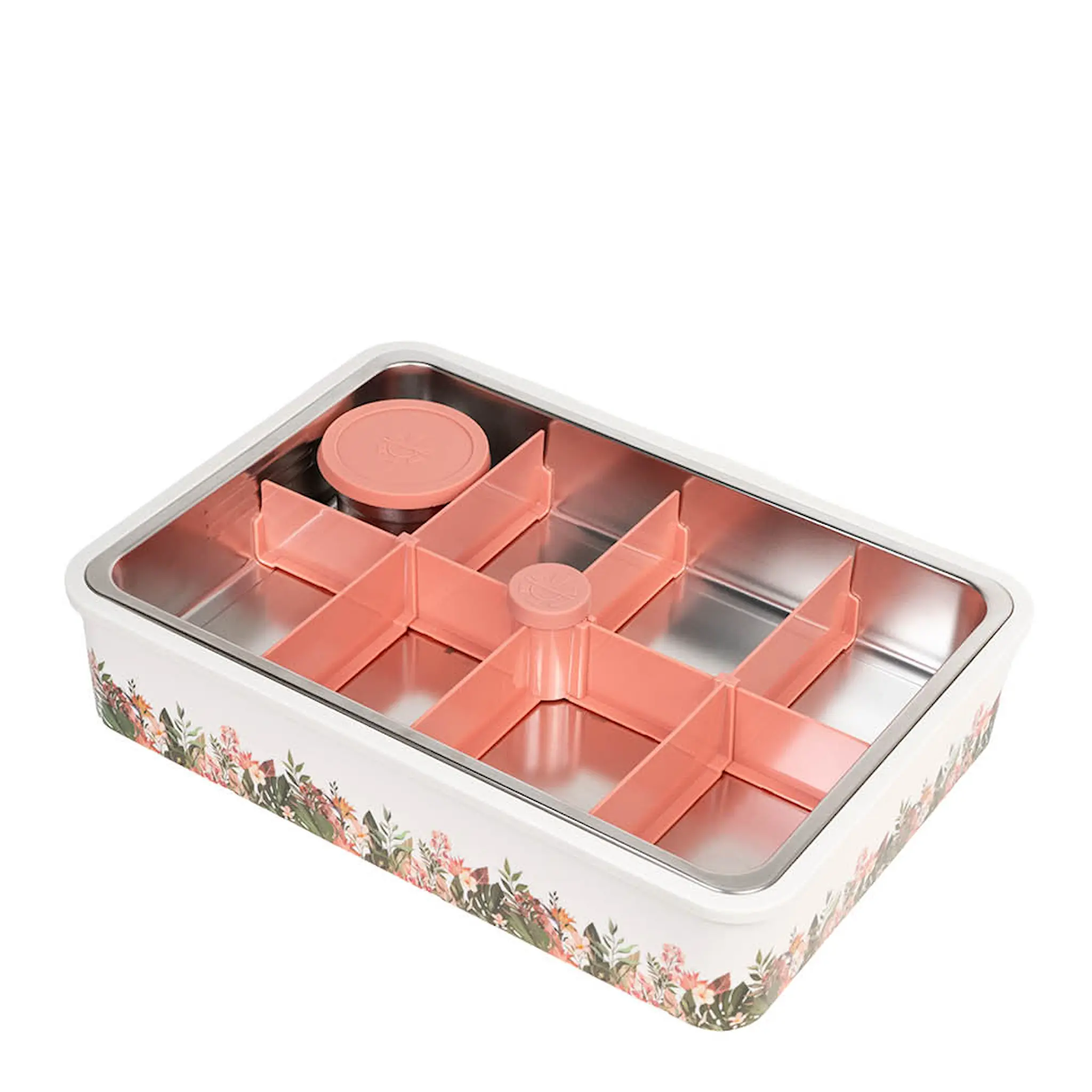 Platterbox Tilbehørssett til matboks 2-8 rom Floral