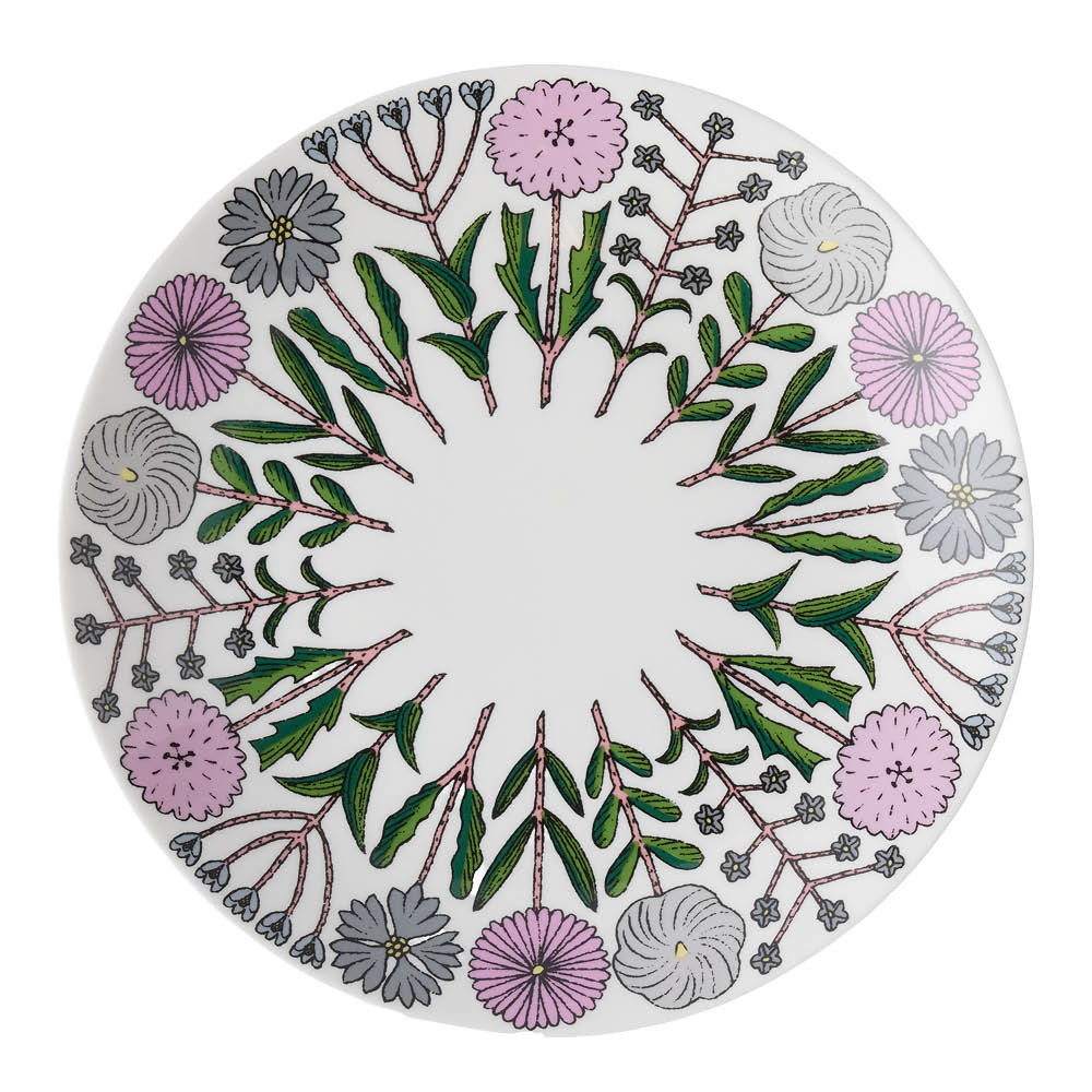 Gustafsberg Maj tallerken uten fane 22 cm rosa