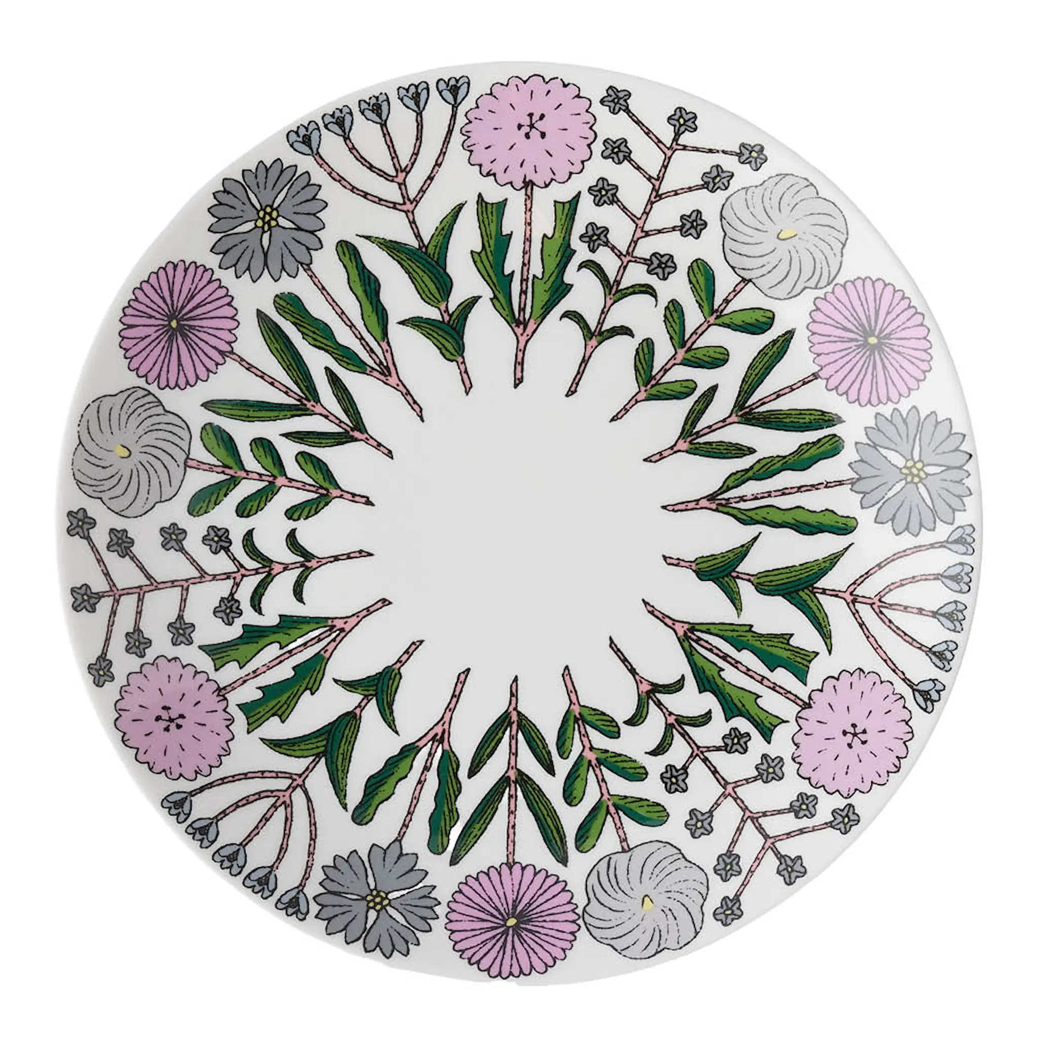 Gustafsberg Maj tallerken uten fane 22 cm rosa