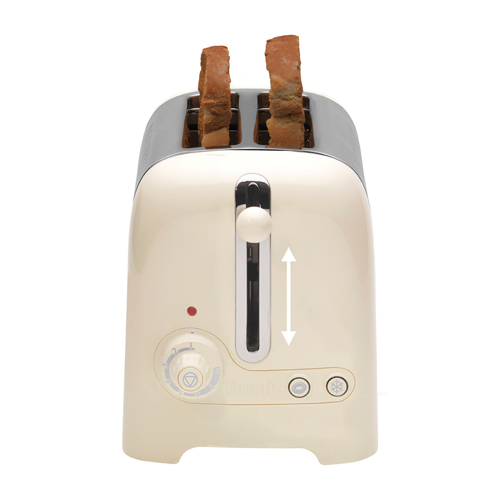 Dualit Lite Brödrost 2 Skivor Creme