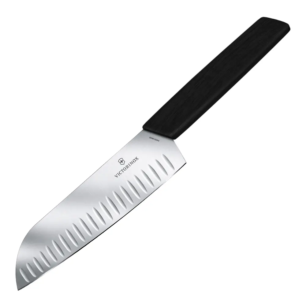 Swiss Modern Santoku. veitsi 17 cm Musta