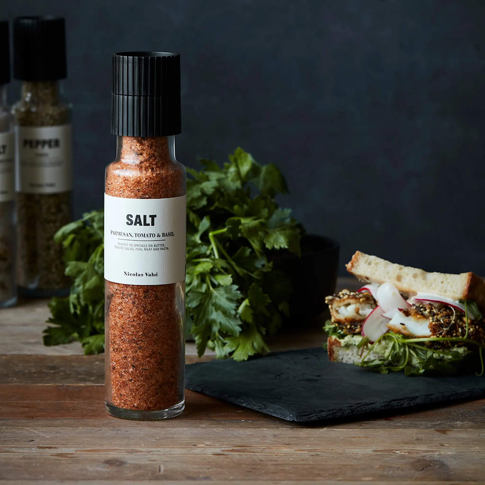 Nicolas Vahé Salt Parmesan Tomat & Basilika 300 g