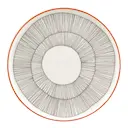 Kukat Puhkeavat assiett 20 cm vit/svart/orange