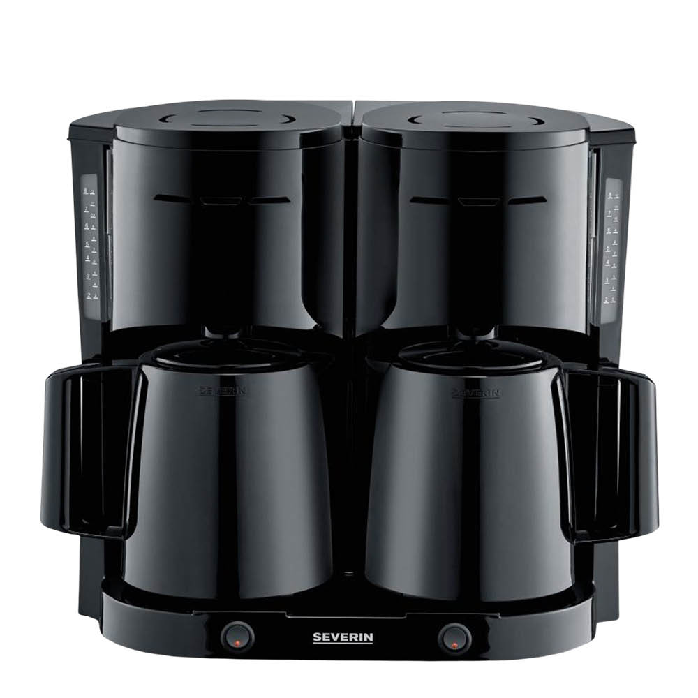 Severin - Termospannu-kahvinkeitin kaksinkertainen KA9315 1000W musta
