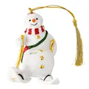 Christmas Classic ornament snögubbe 2026 guld