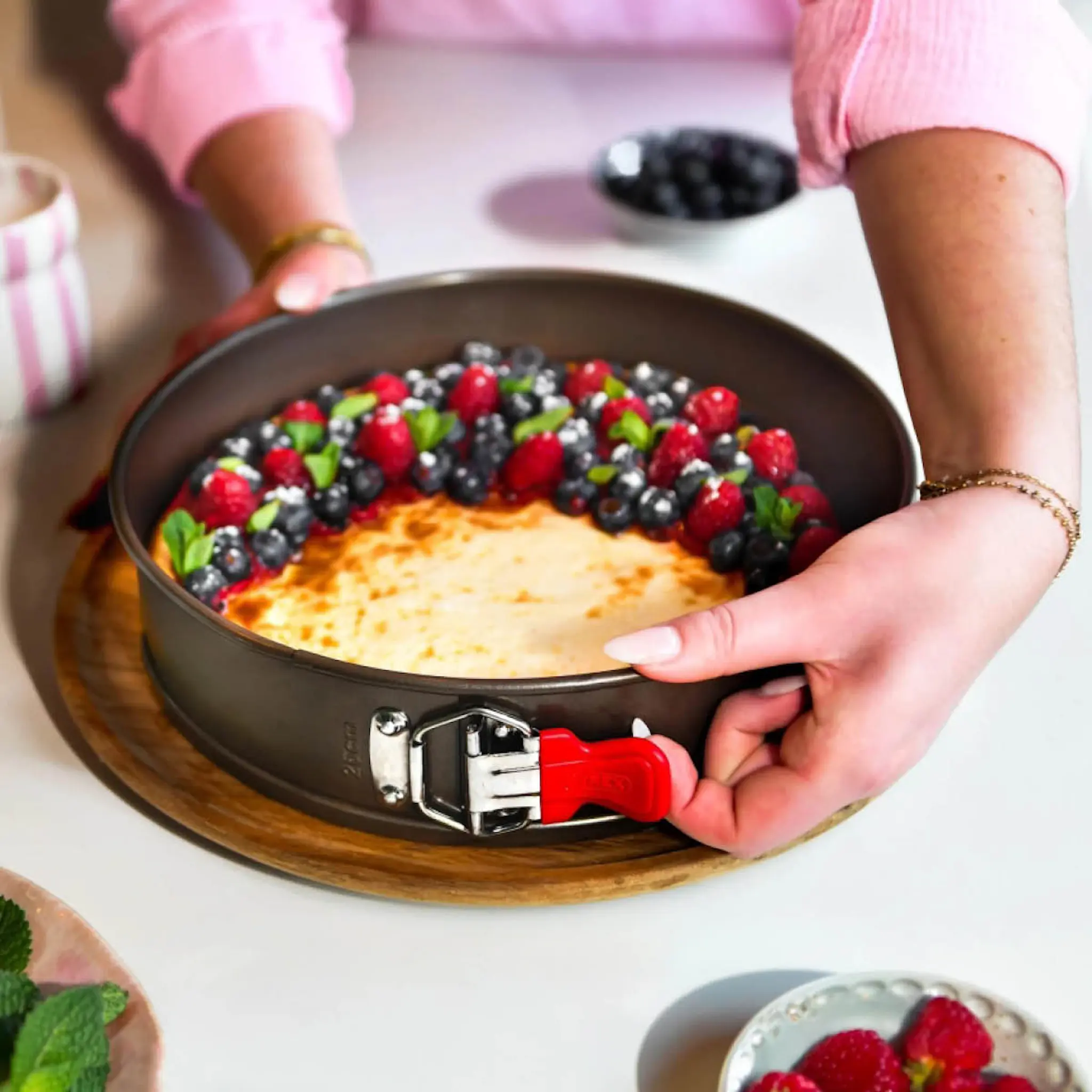 Pyrex Asimetria springform 26 cm mörkgrå