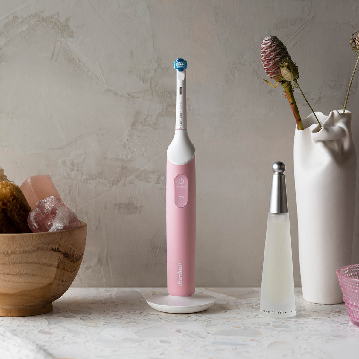 Jordan Clean Smile Plus eltandborste TBX-300P rosa