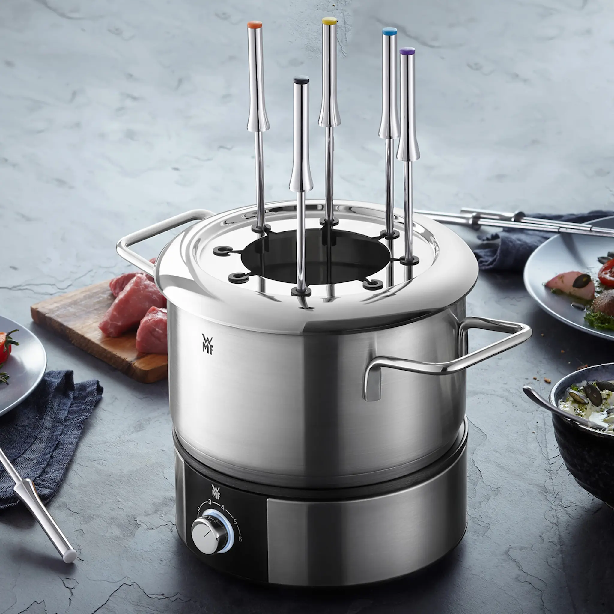 WMF Lono Fondue med 8 Gafflar