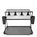 SinkSide hopfällbart diskställ 33×42×51 cm svart