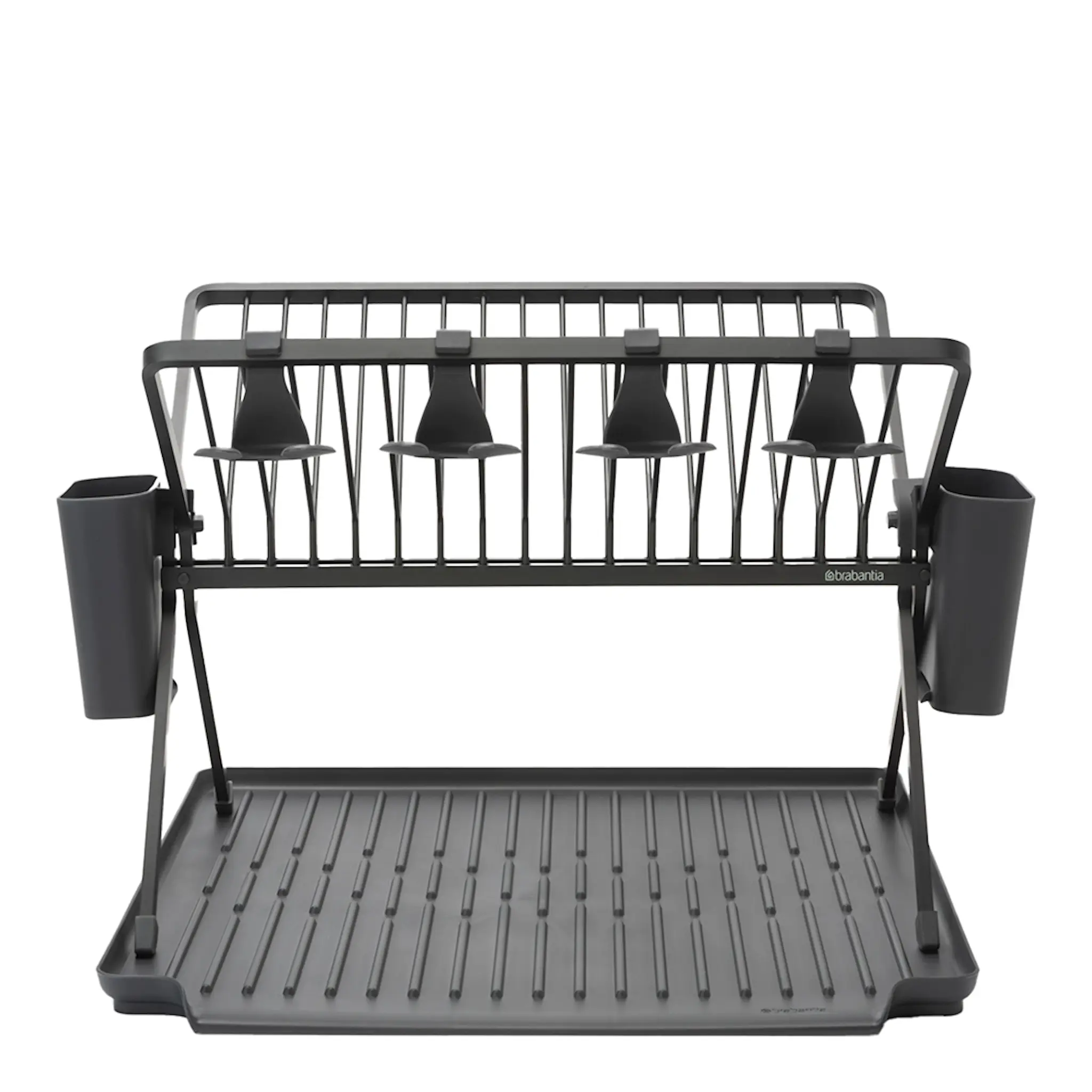 Brabantia SinkSide taitettava astiankuivausteline 33×42×51 cm musta