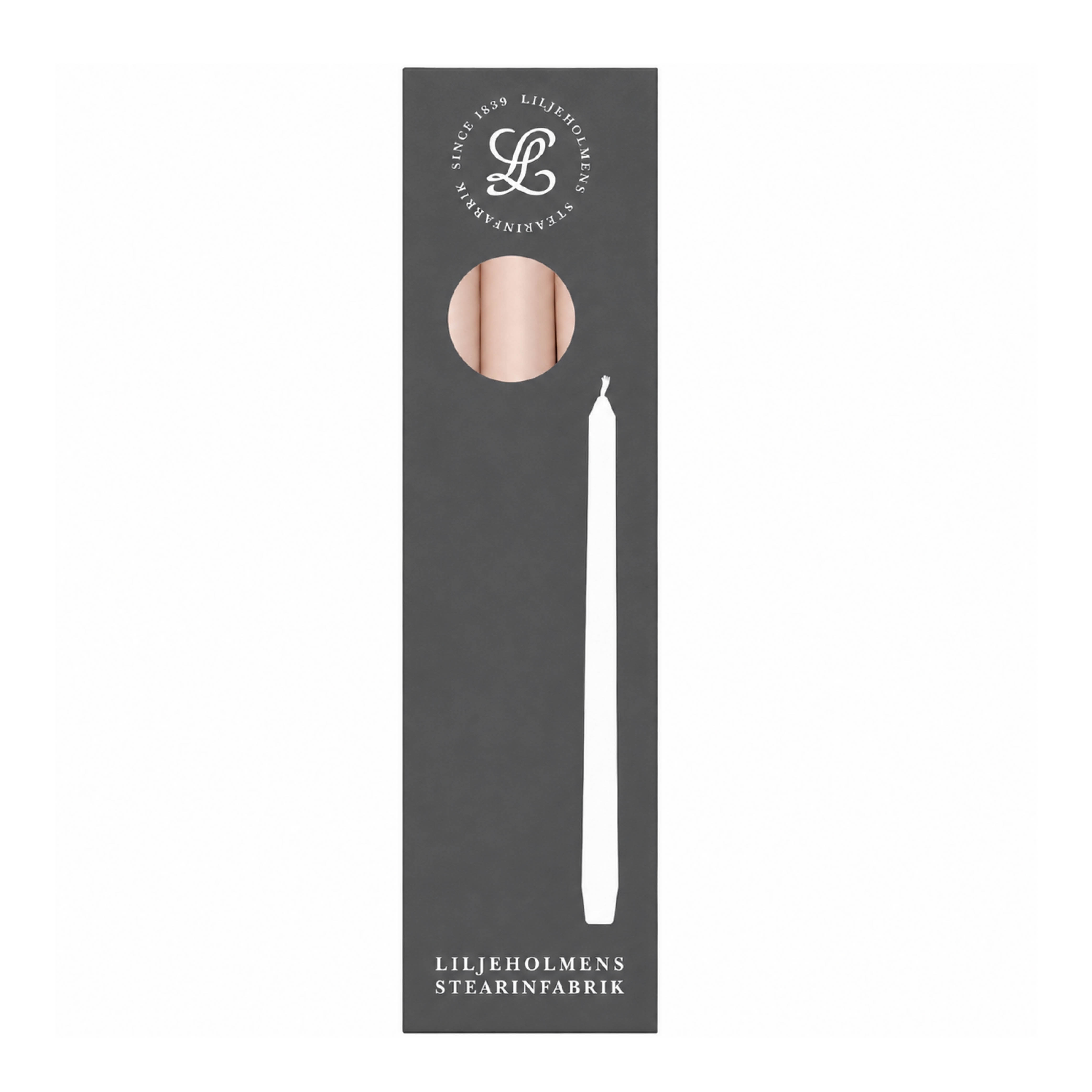 Liljeholmens Sofia antikljus långa 36 cm 4-pack dimrosa