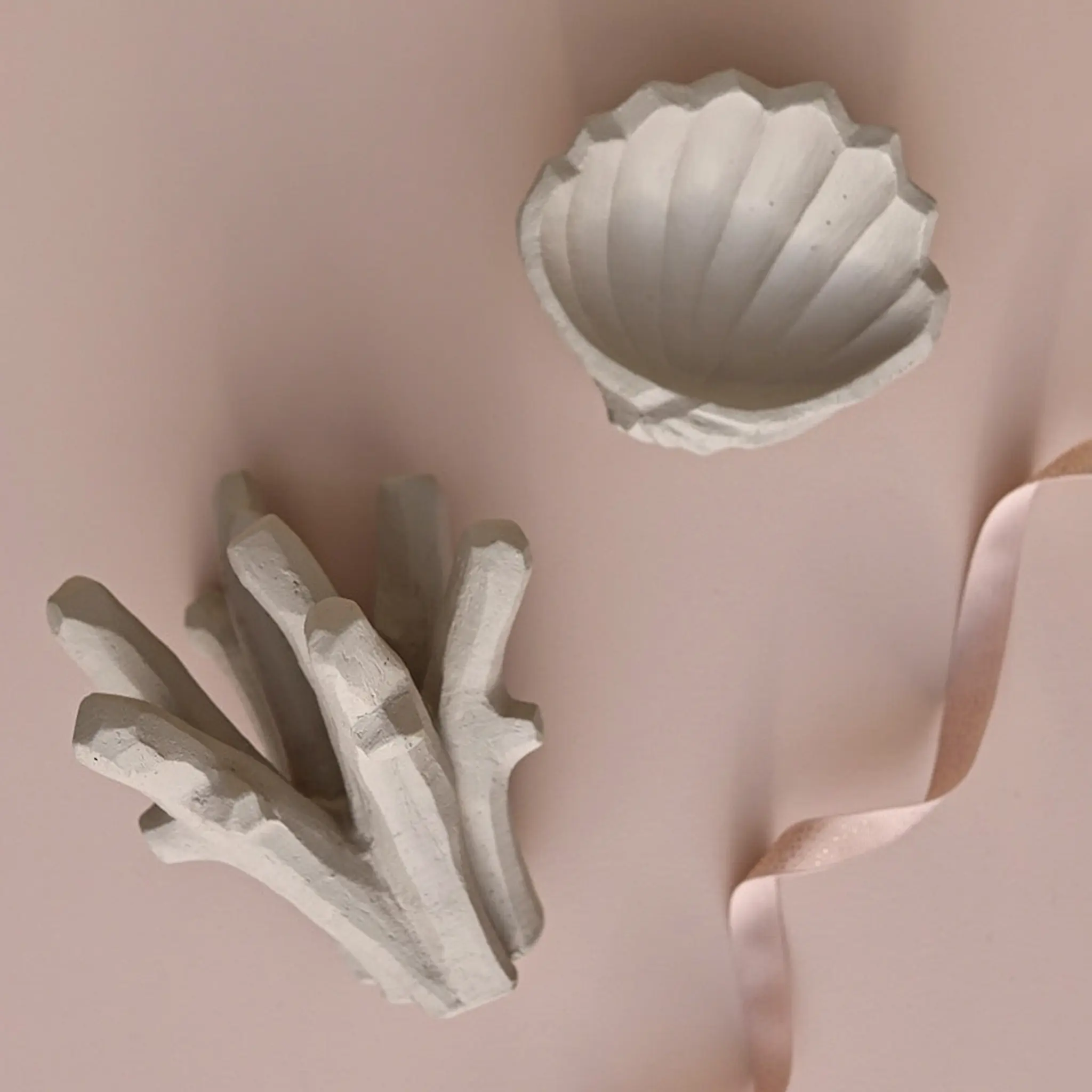 Cooee The Clam Shell Skulptur Limestone
