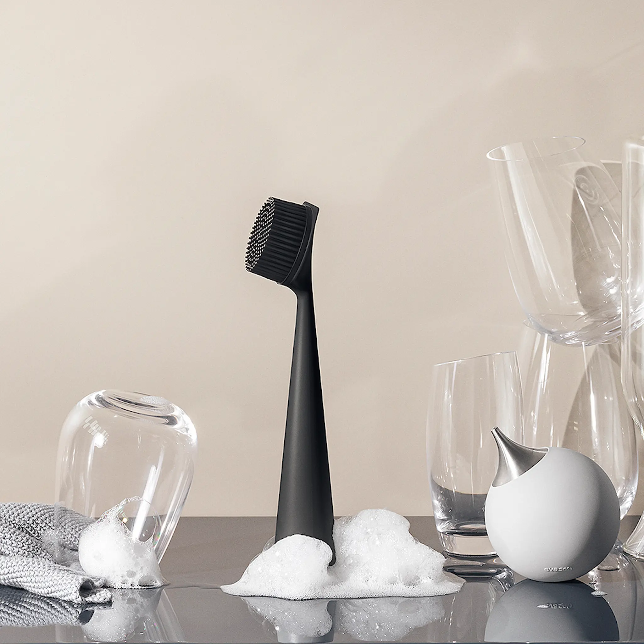 Eva Solo Tiskiharja Silikoni Musta