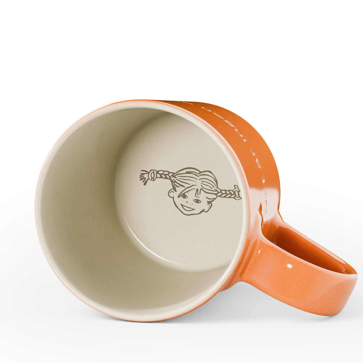 Design House Stockholm Astrid Lindgren Mugg Orange Det är ingen ordning