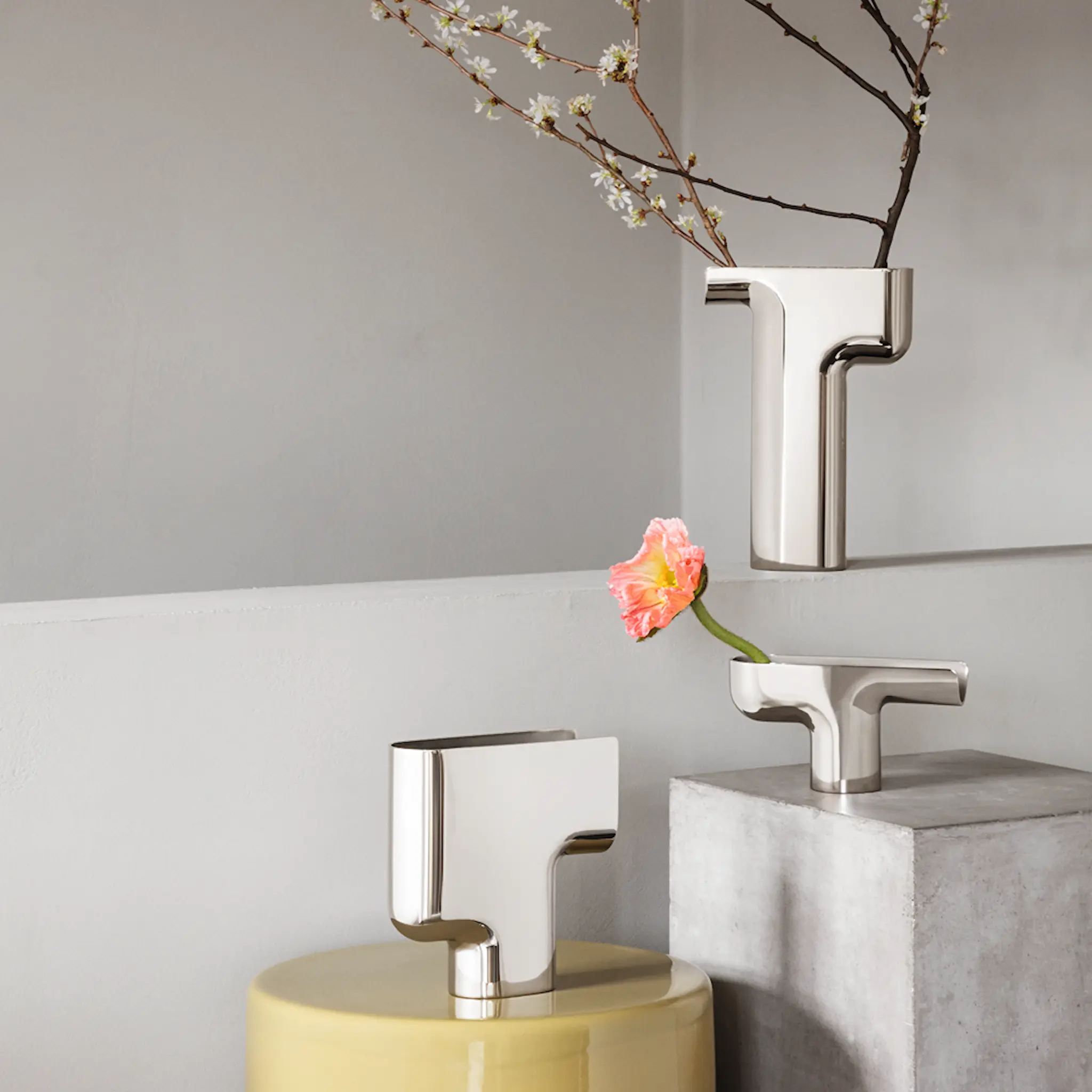 Georg Jensen Nendo Vas Tall 29 cm Rostfritt stål