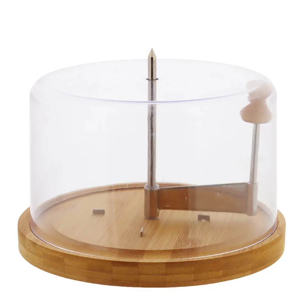 jJuustoleikkuri kannella 21,7 cm bambu
