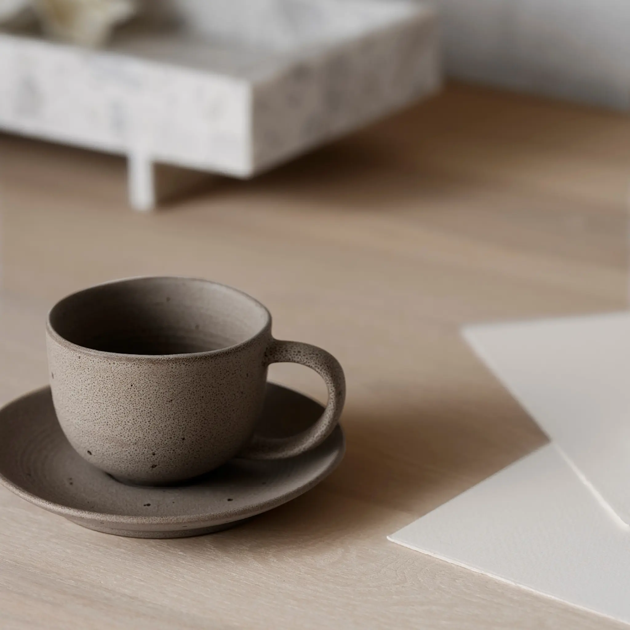 Blomus Kumi kaffekopp 19 cl 2 stk lys brun