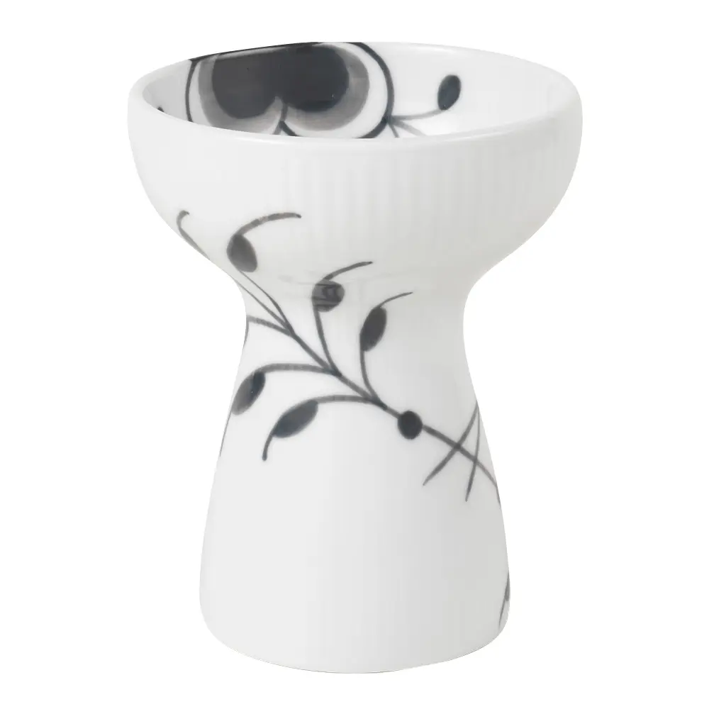 Black Fluted Mega Maljakko 11 cm