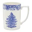 Blue Italian Christmas Tree mugg 34 cl blå/vit