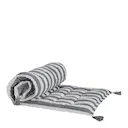 Felima sittdyna/madrass 190x70 cm vit/mörkgrå