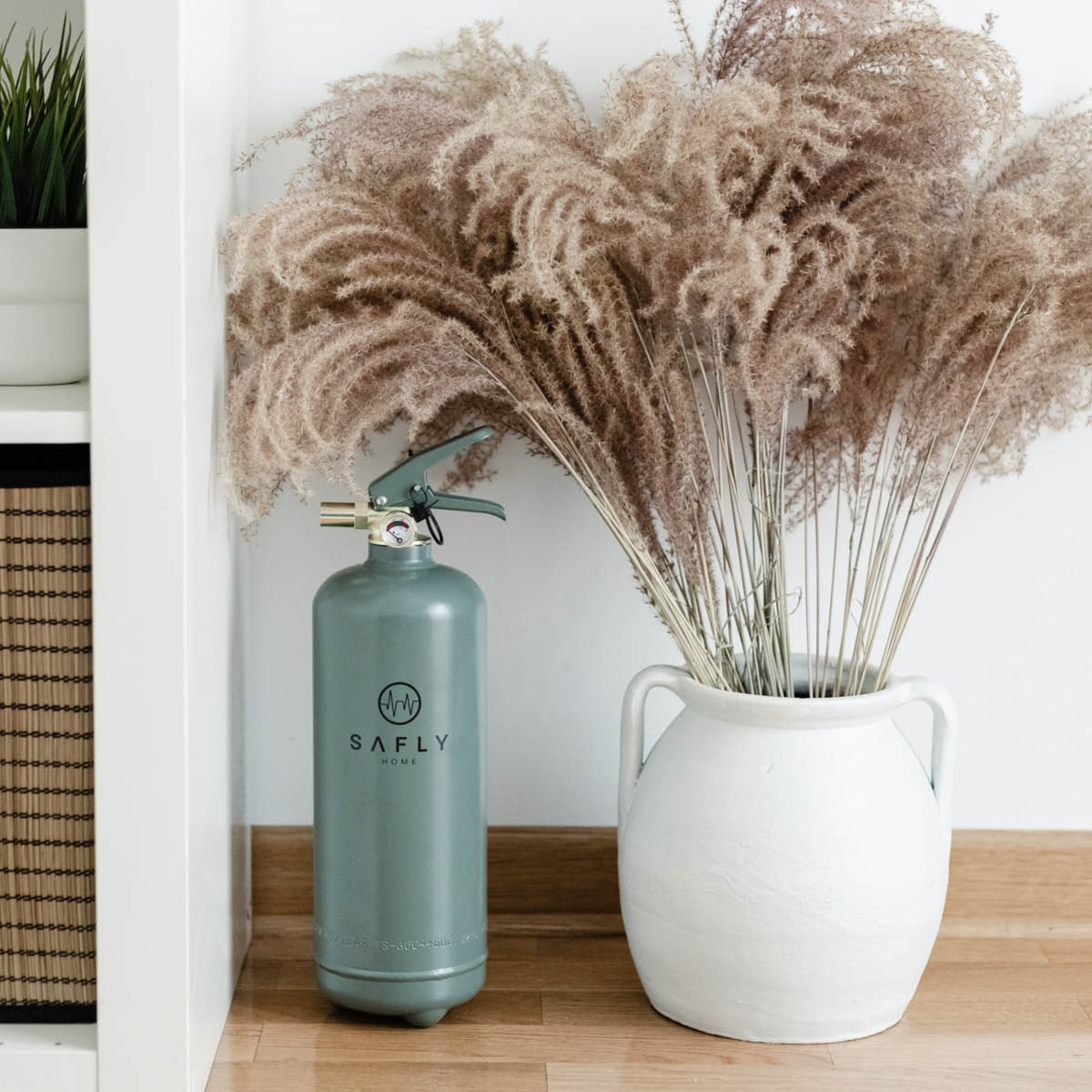 Safly Brandsläckare 2 kg grön