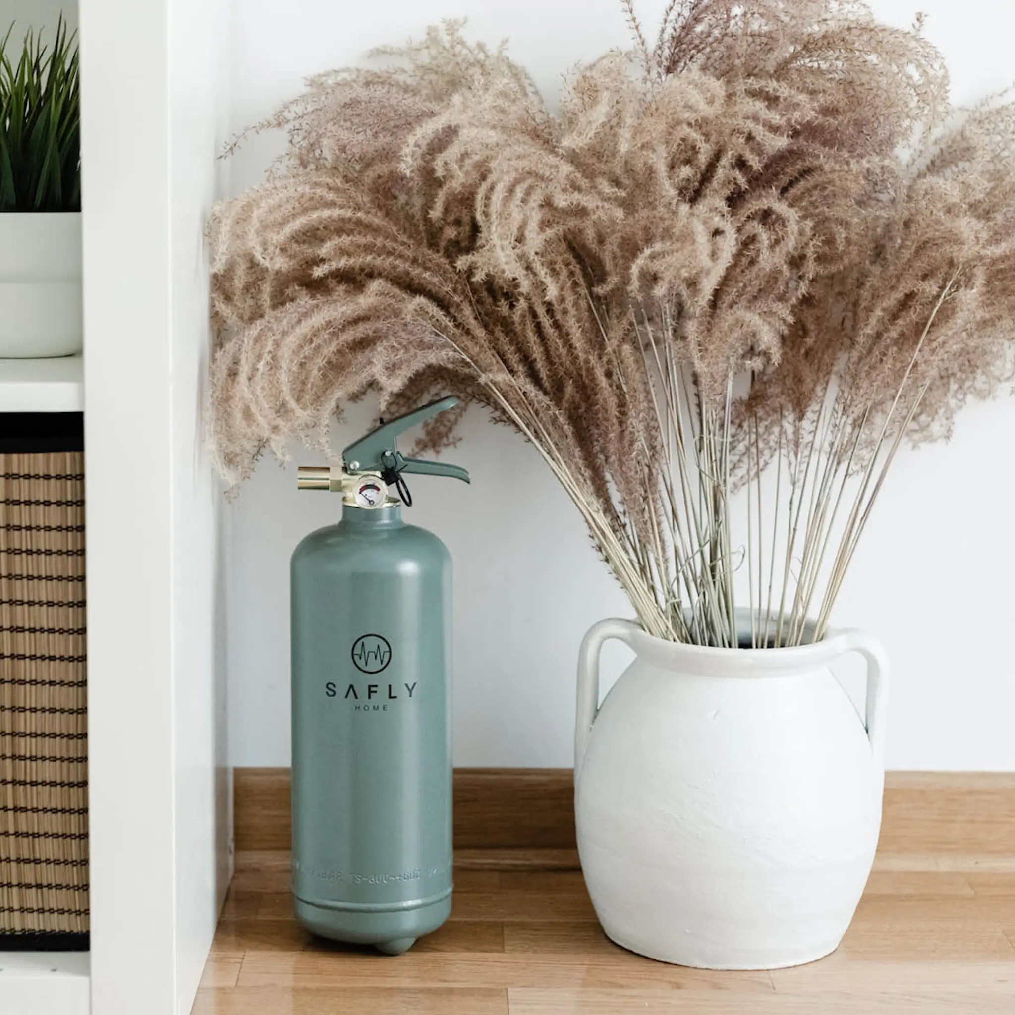 Safly Brandsläckare 2 kg grön