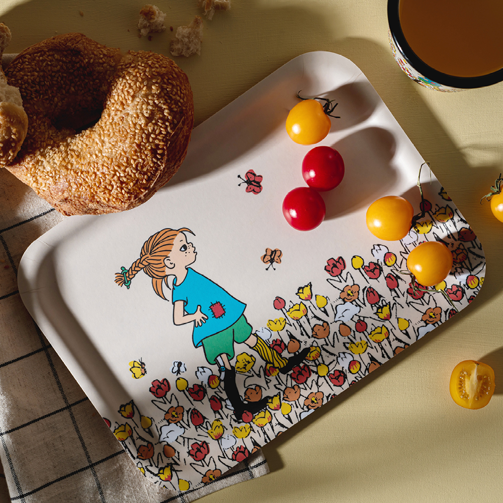 Muurla Be more Pippi brett 27x20 cm beige