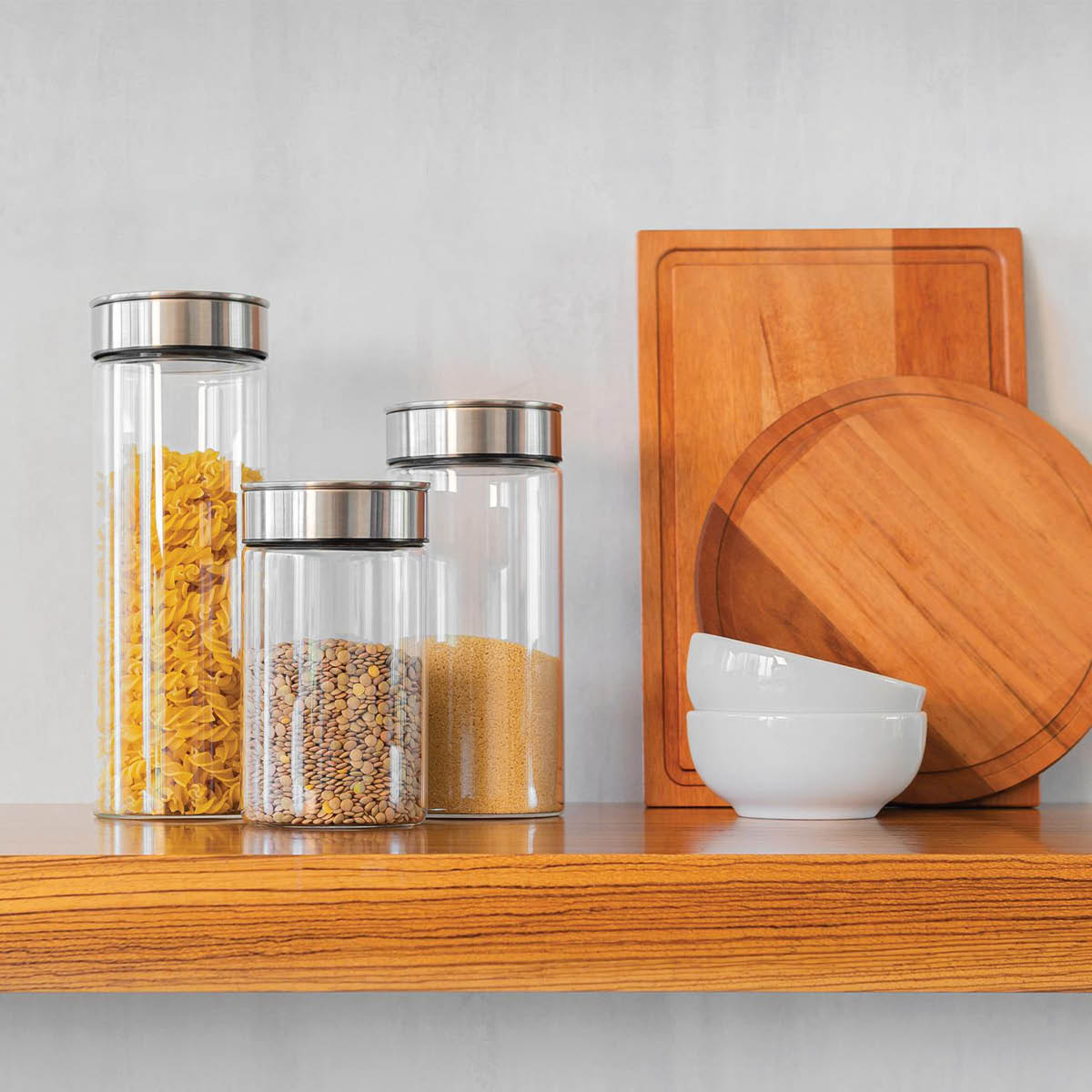 Tramontina Purezza oppbevaringsglass 1,8L klar