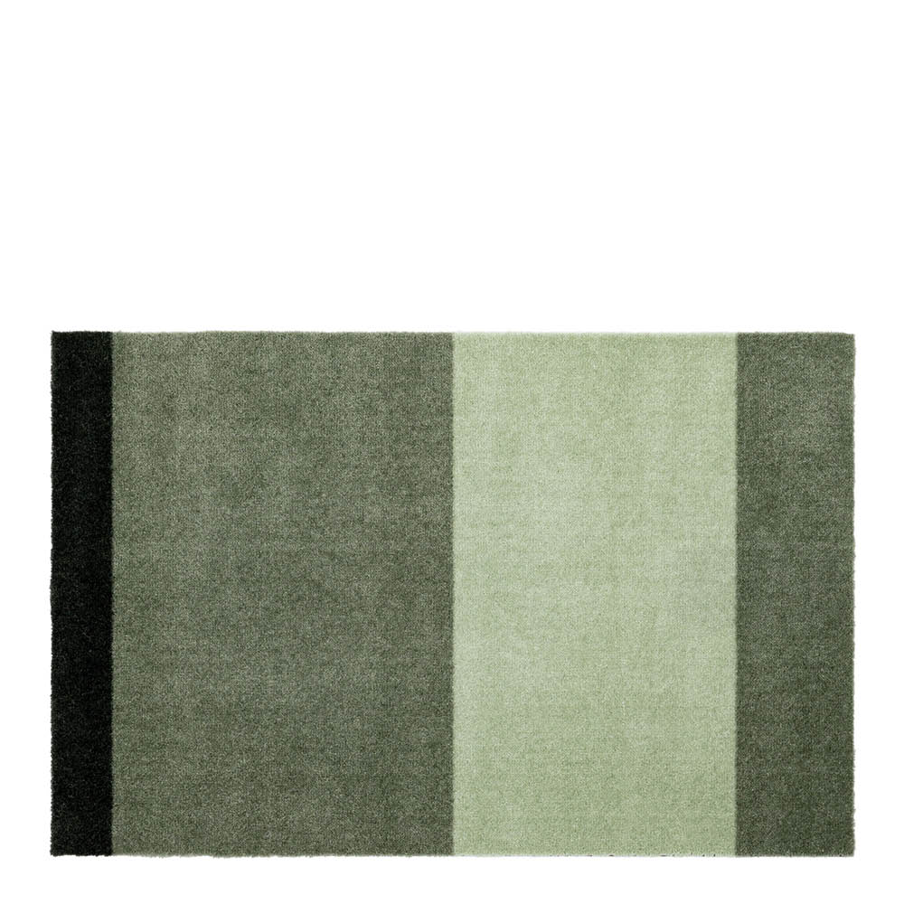 Tica Copenhagen Stripes horisontal gulvmatte 90x60 cm green