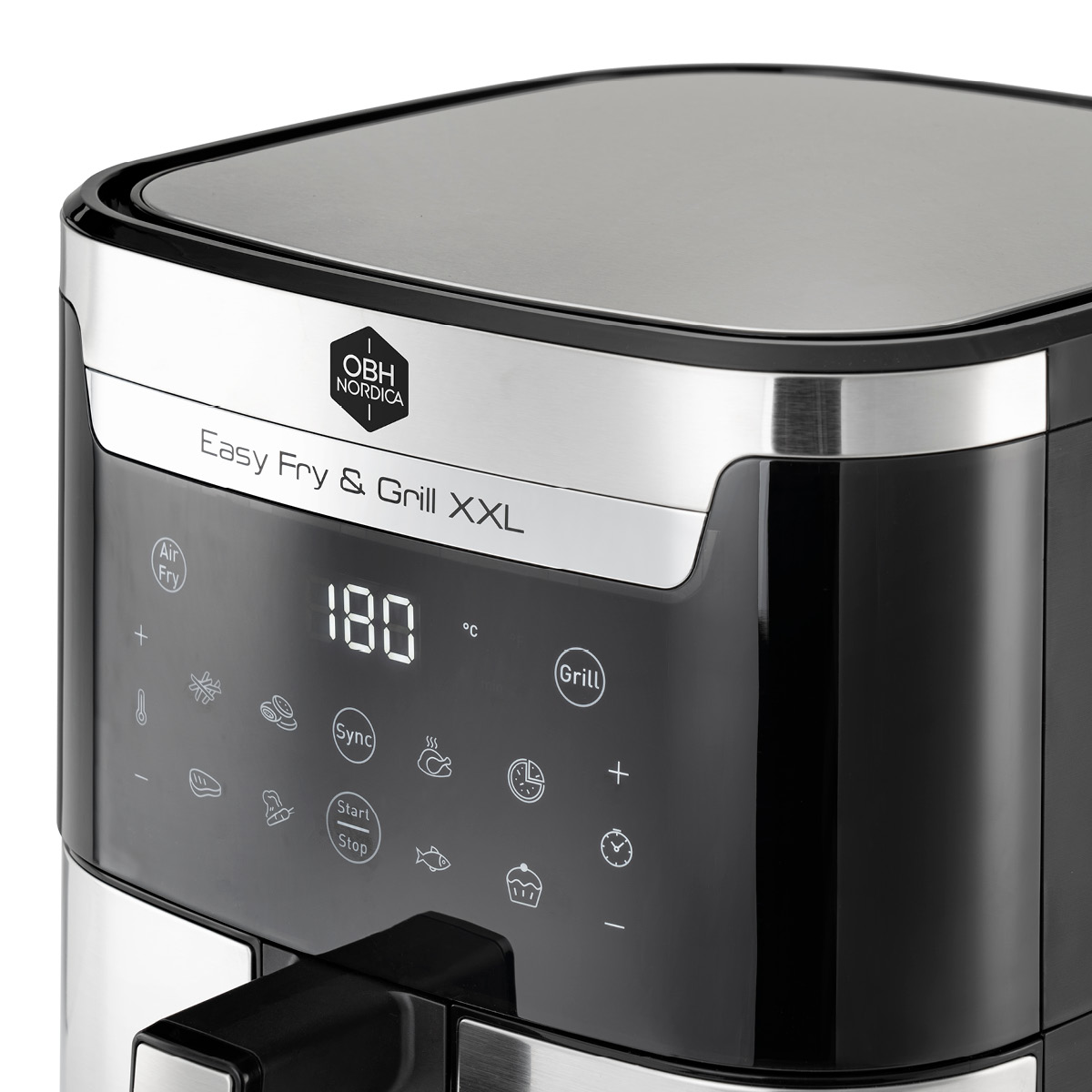 OBH Nordica Easy Fry & Grill XXL airfryer 6,5 L 2-in-1 silver