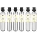 Pure Sparkling CO2-kapslar 6-pack Silver